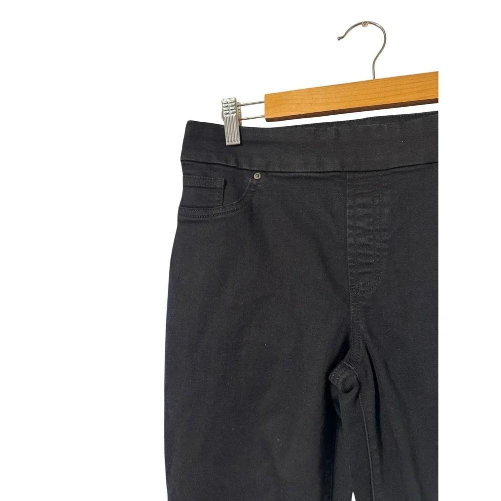 Chico's Pull On Jegging Womens 0.5R 6R Black Excellent Stretch High Rise Slim